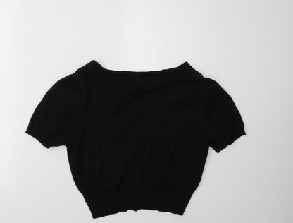 gteorge Womens Black   Cardigan Jumper Size 12