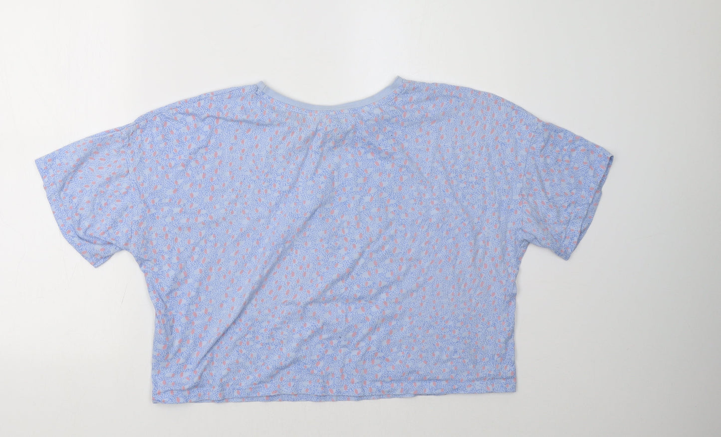 Primark Womens Blue Polka Dot   Pyjama Top Size 12