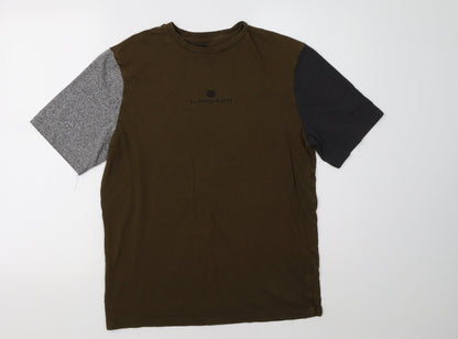 River Island Mens Green    T-Shirt Size S