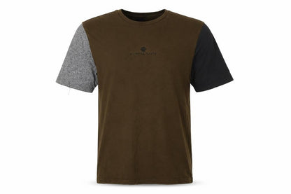 Front view of River Island men’s green t-shirt, size S