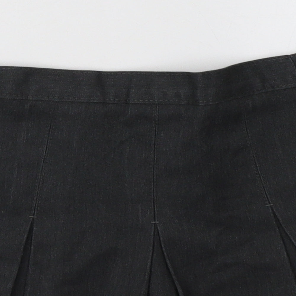 Marks and Spencer Girls Grey   A-Line Skirt Size 4 Years - School Wear