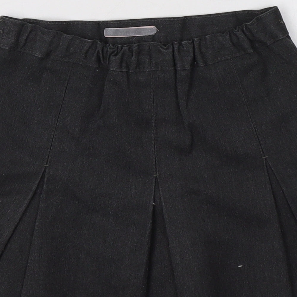 Marks and Spencer Girls Grey   A-Line Skirt Size 4 Years - School Wear