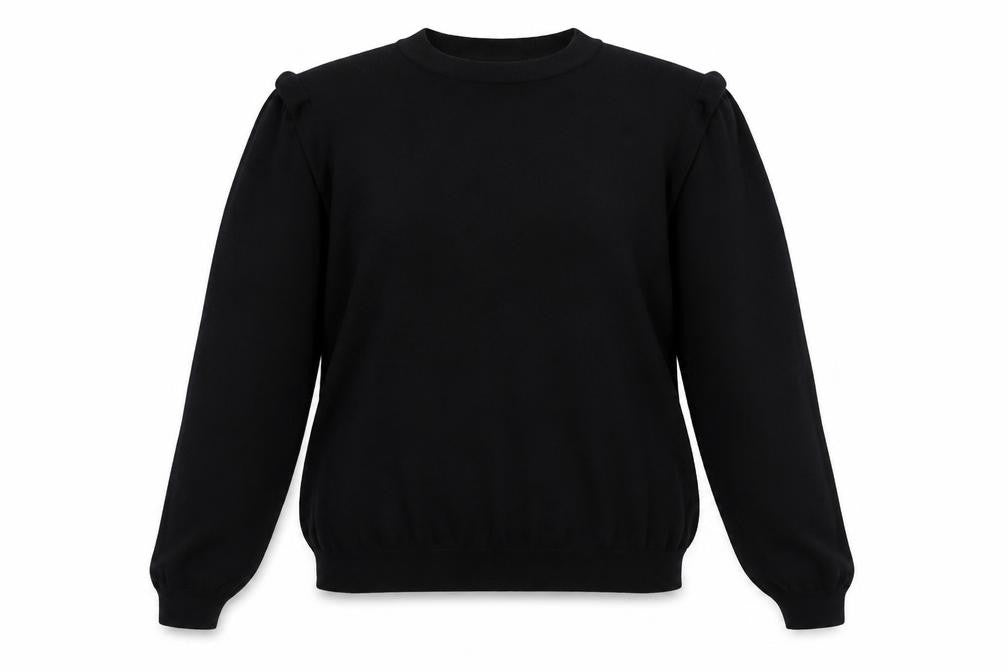 Womens UK Size M msch Black Pullover Sweatshirt