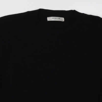 Womens UK Size M msch Black Pullover Sweatshirt