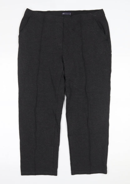 Womens UK Size 16 Marks and Spencer Regular Fit  Grey Trousers