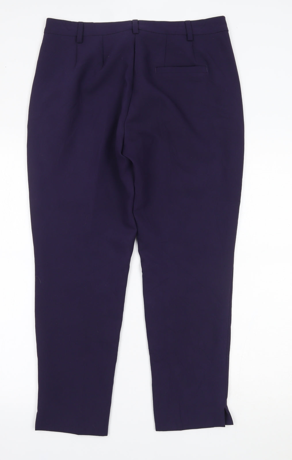 Womens UK Size 12 Marks and Spencer Regular Fit  Purple Trousers
