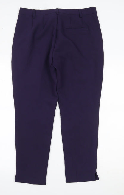 Womens UK Size 12 Marks and Spencer Regular Fit  Purple Trousers