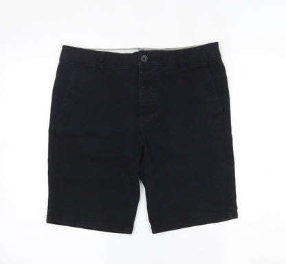 Topman Womens Black   Chino Shorts Size 32