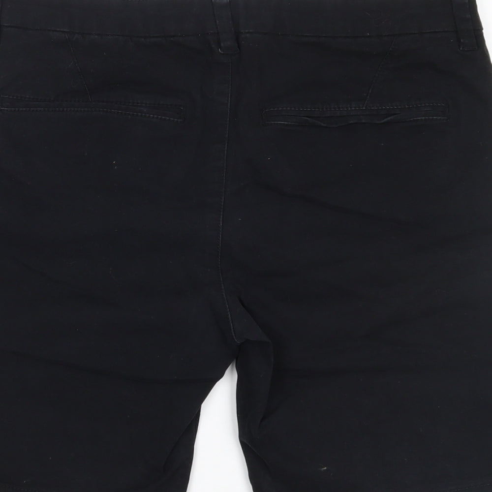 Topman Womens Black   Chino Shorts Size 32