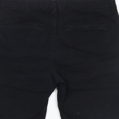 Topman Womens Black   Chino Shorts Size 32