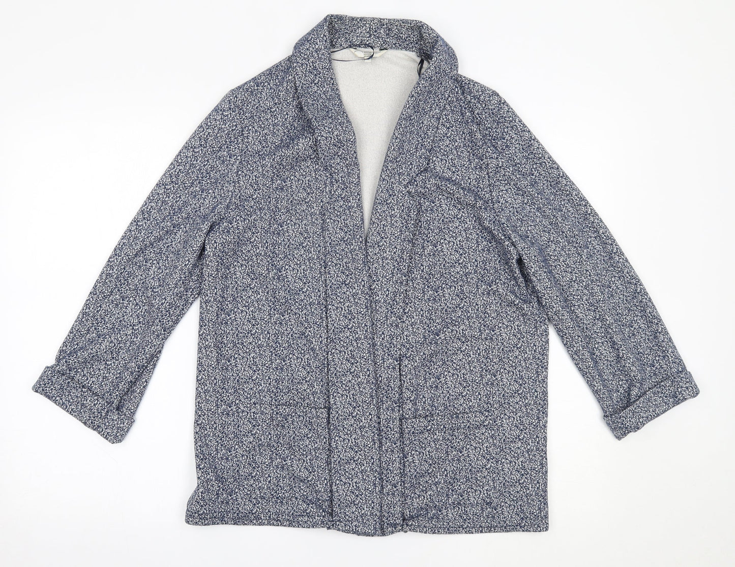 Womens UK Size 14 New Look Blue Cardigan Jumper
