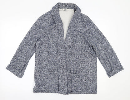 Womens UK Size 14 New Look Blue Cardigan Jumper