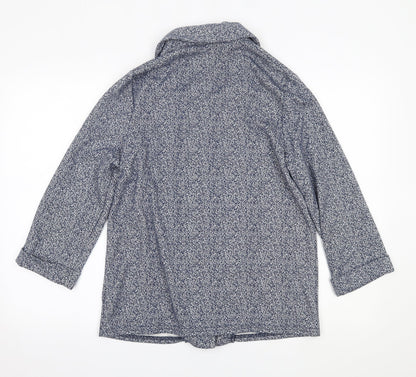 Womens UK Size 14 New Look Blue Cardigan Jumper