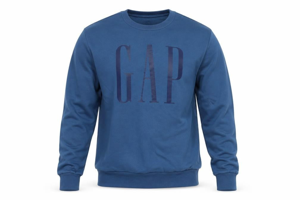 Mens UK Size S Gap Blue Pullover Sweatshirt