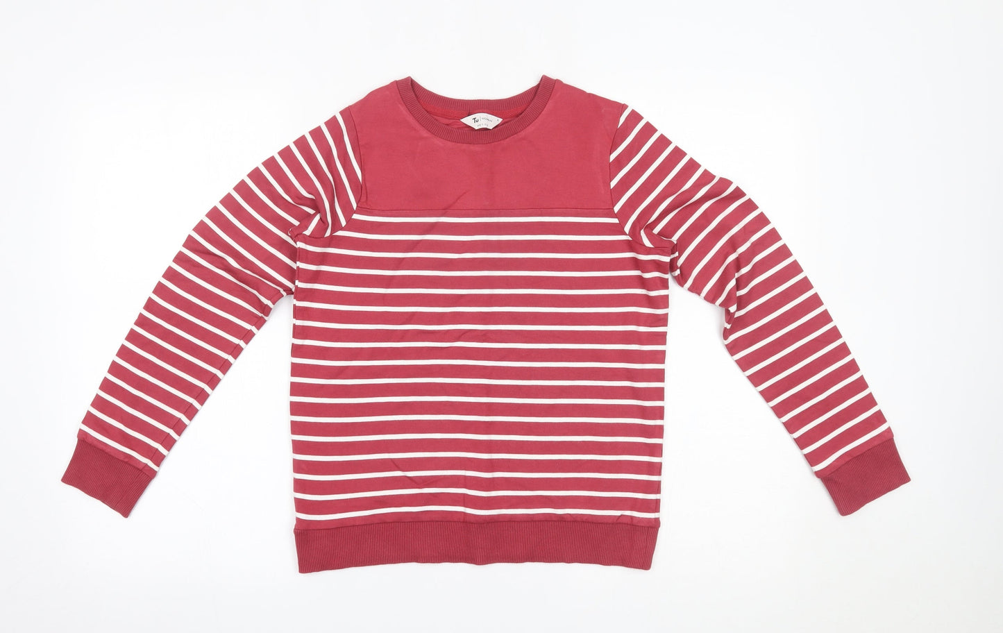 Womens UK Size 8 TU Red Basic Blouse