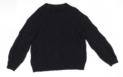 Womens UK Size 12 Florence and Fred Black Pullover Jumper