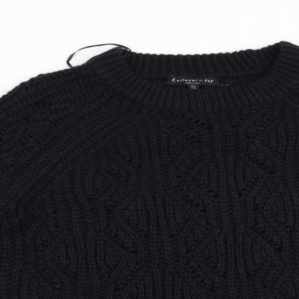 Womens UK Size 12 Florence and Fred Black Pullover Jumper