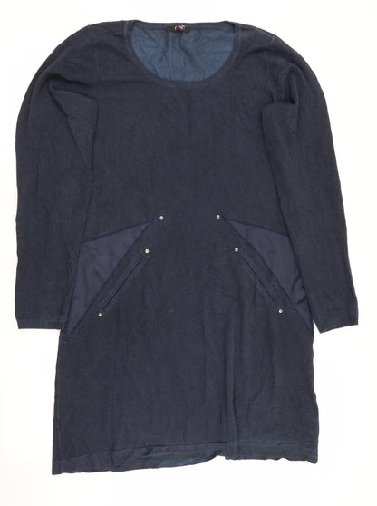 Yest Womens Blue   Jumper Dress
