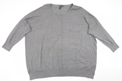 Womens UK Size  Capsule Grey Pullover Jumper