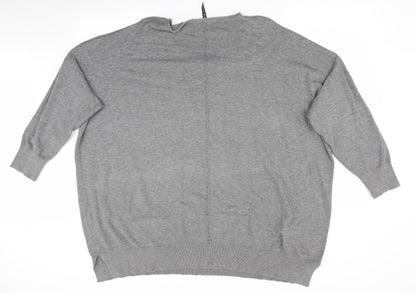 Womens UK Size  Capsule Grey Pullover Jumper