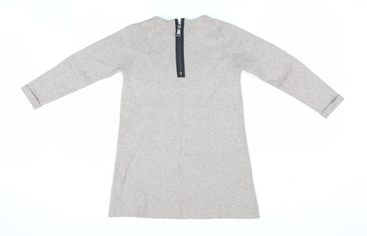 Womens UK Size 8 Zara Beige Pullover Jumper
