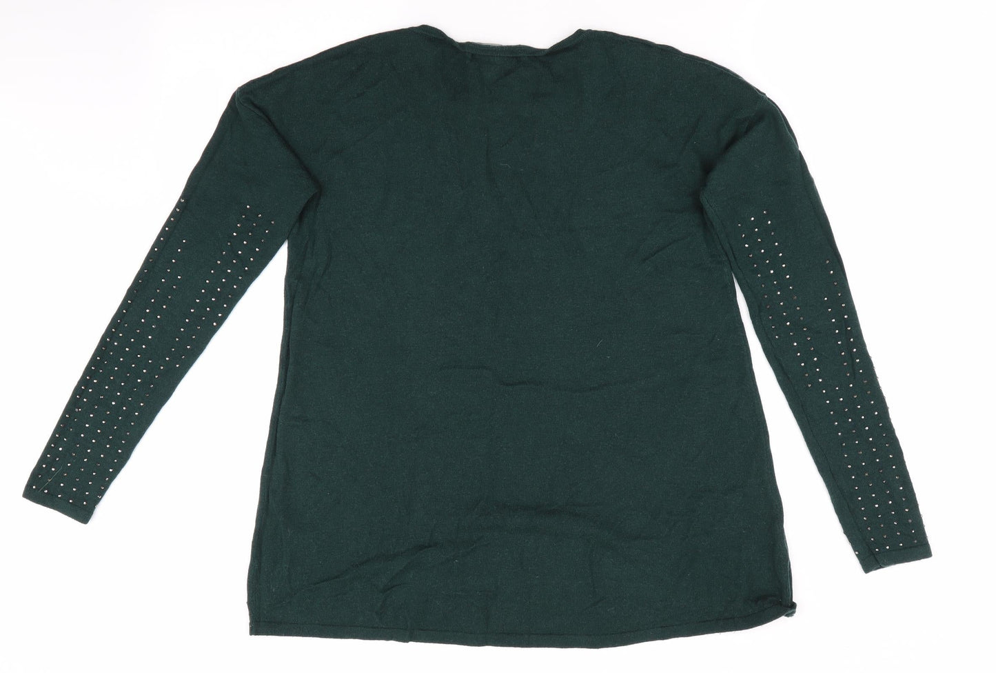 Womens UK Size 6 NEXT Green Pullover Jumper