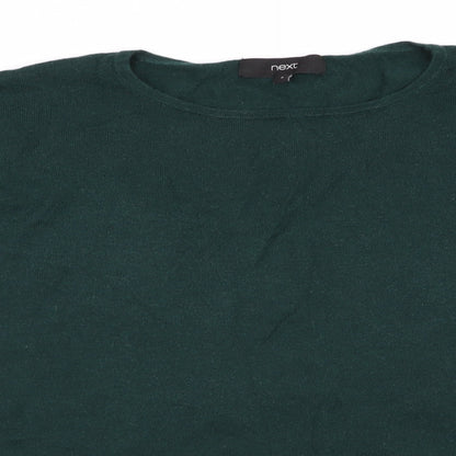 Womens UK Size 6 NEXT Green Pullover Jumper