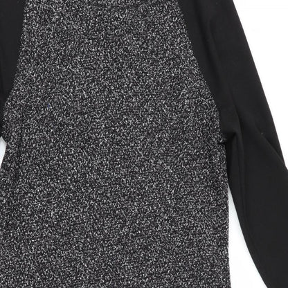 Marks and Spencer Womens Grey Colourblock  Bodycon  Size 10