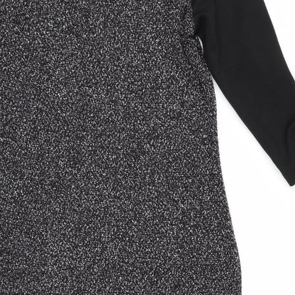 Marks and Spencer Womens Grey Colourblock  Bodycon  Size 10