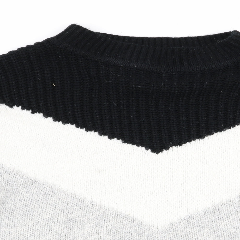 Womens UK Size M Papaya Grey Pullover Jumper