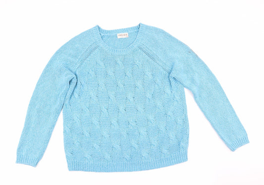 Indigo Womens Blue   Pullover Jumper