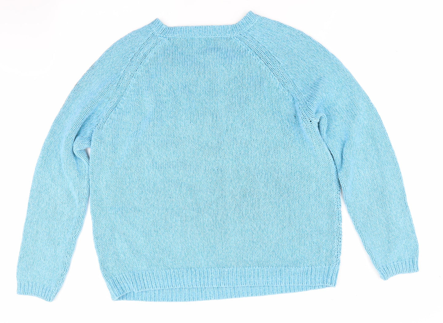 Womens UK Size  Indigo Blue Pullover Jumper