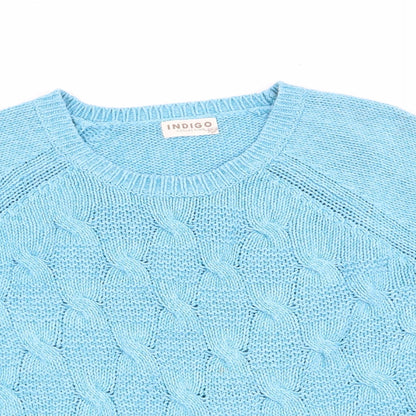 Womens UK Size  Indigo Blue Pullover Jumper
