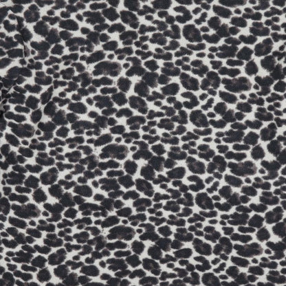 Active Womens Brown Animal Print  Jacket Coat   - Fleece Jacket