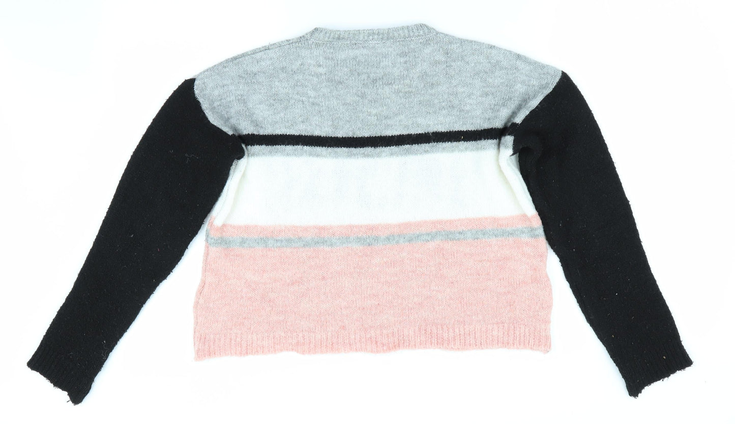 Select Girls Black   Pullover Jumper Size 10-11 Years  - Flawless