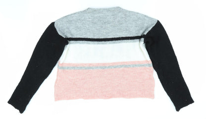 Select Girls Black   Pullover Jumper Size 10-11 Years  - Flawless