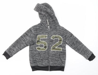 Palomino Boys Grey   Full Zip Hoodie Size 8 Years