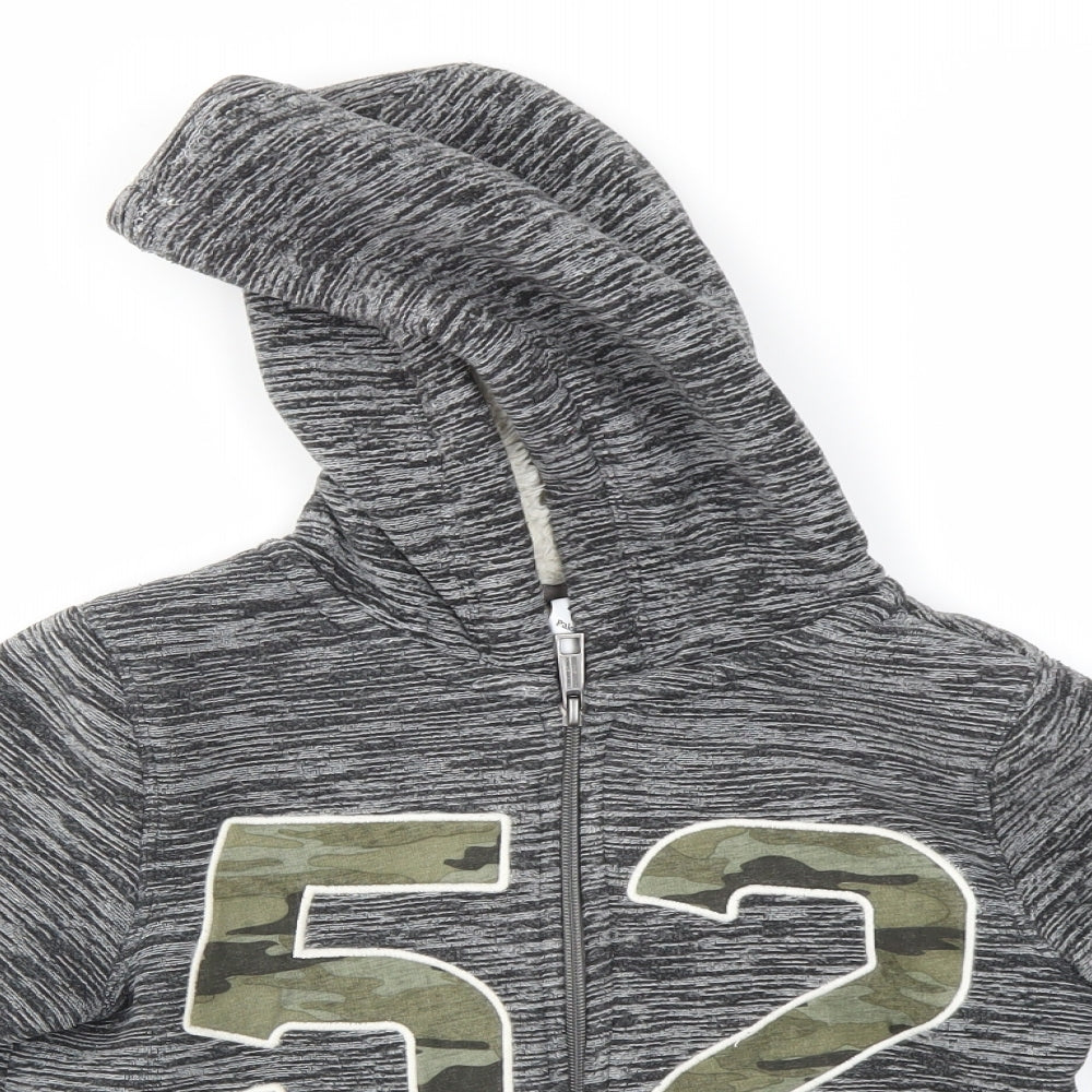 Palomino Boys Grey   Full Zip Hoodie Size 8 Years