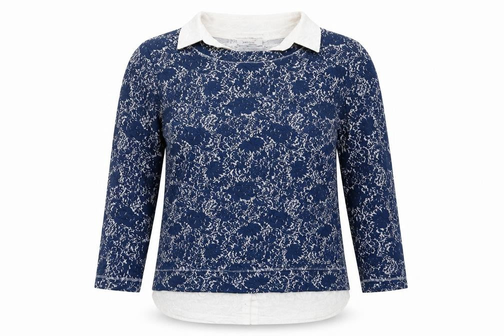 Womens UK Size 10 M&S Blue Pullover Jumper