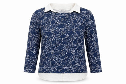 Womens UK Size 10 M&S Blue Pullover Jumper