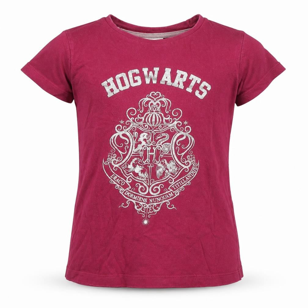 Front view of Dragon Ball Z girls’ pink basic t-shirt, size 7-8, years - hogwarts