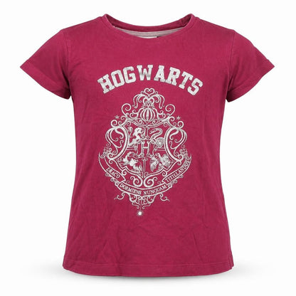 Front view of Dragon Ball Z girls’ pink basic t-shirt, size 7-8, years - hogwarts