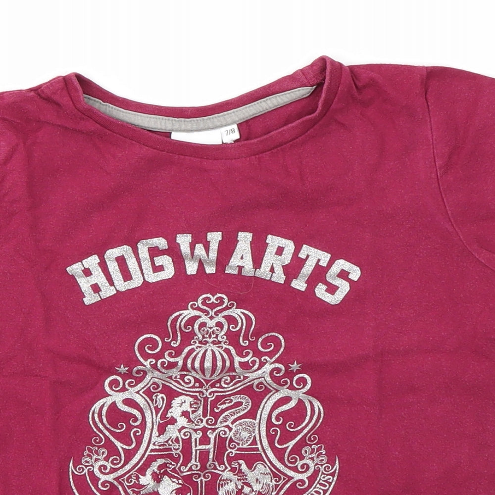 Dragon Ball Z Girls Pink   Basic T-Shirt Size 7-8 Years  - Hogwarts