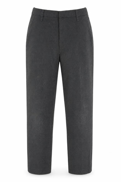 Front view of Tu boys’ grey dress pants trousers, size 9, years