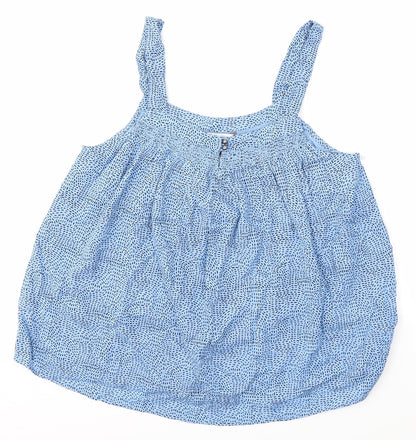 Womens UK Size 6 NEXT Blue Basic Blouse