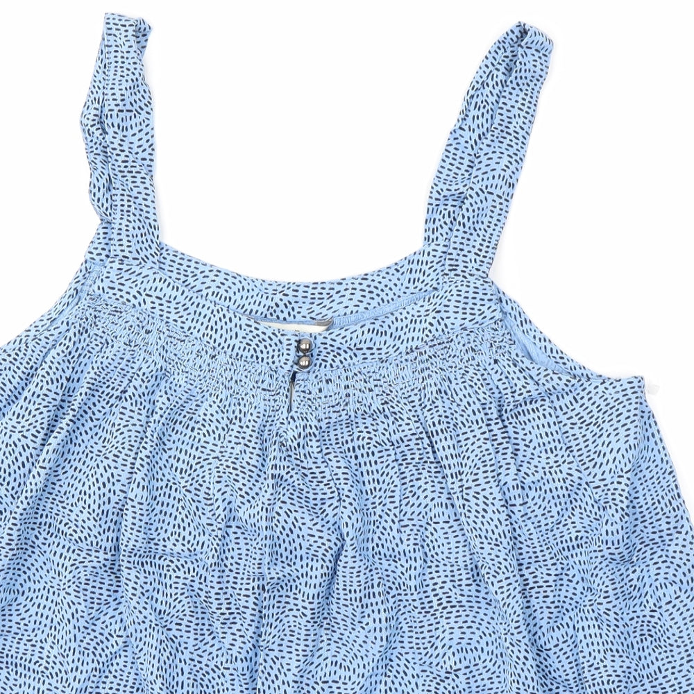 Womens UK Size 6 NEXT Blue Basic Blouse