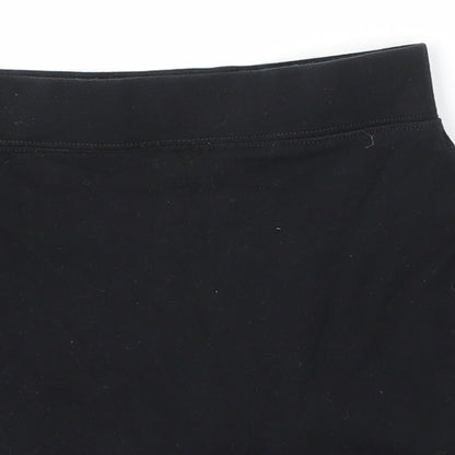 George Girls Black   A-Line Skirt Size 8-9 Years - SCHOOLWEAR