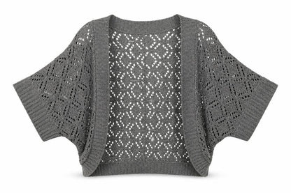 Womens UK Size L Editions Grey Cardigan Jumper