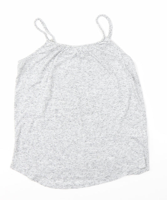 Womens UK Size 6 New Look Grey Camisole Blouse