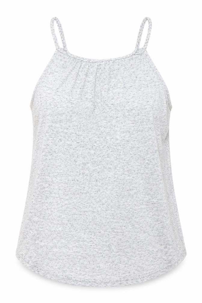 Womens UK Size 6 New Look Grey Camisole Blouse